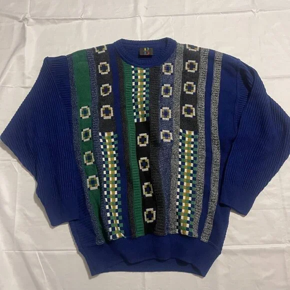 Vintage 90s BAZZO Sweater Large - Picture 1 of 8